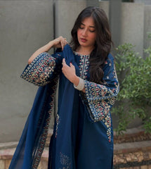 Aadab Embroidered 3-Piece