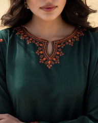 Green Pocket 2-Piece – URGE Embroidered Lawn