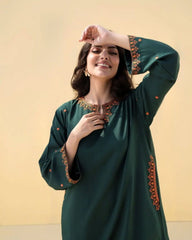 Green Pocket 2-Piece – URGE Embroidered Lawn